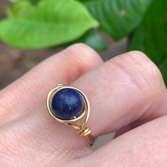 COPY - Handmade lapis lazuli ring - Picture 3 of 4